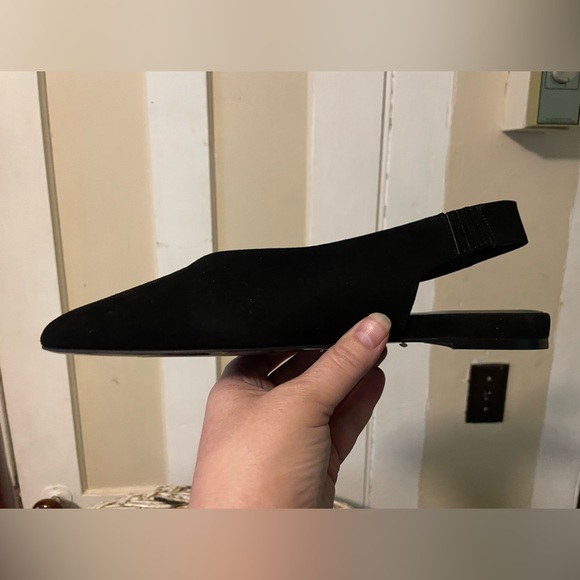 Everlane new in a box. Bought at Everlane. Suede black leather. Sling back - Picture 3 of 9